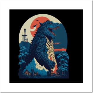 King of The monsters vector illustration design Posters and Art